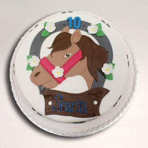 FT223 2D Horse Cake